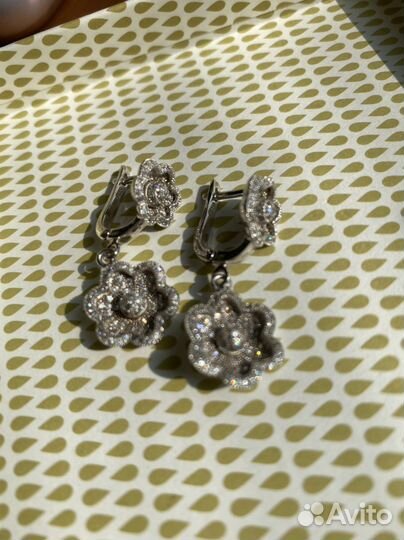 Серьги серебро
