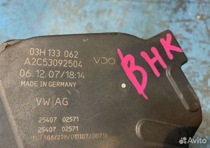 Дроссель Volkswagen Touareg GP