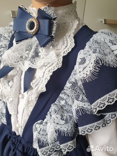 Школьная форма для девочки 128 синяя