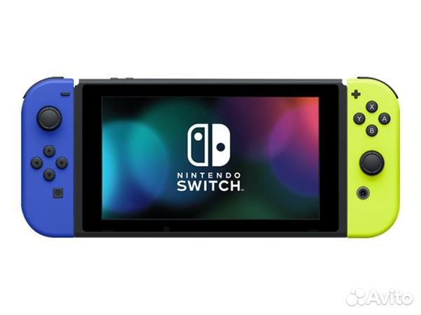 Набор из двух контроллеров Joy-Con Сontrollers (неоновый синий / неоновый желтый)