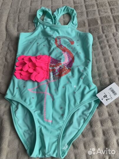 Купальник новый слитный 7-8 лет(128см)