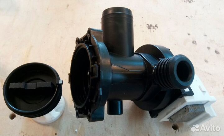 Сливной насос/помпа с улиткой и фильтром для стира