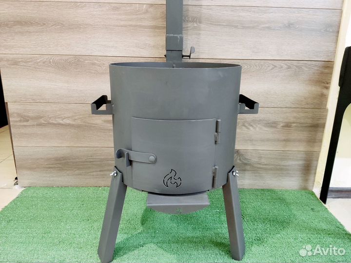 Печь 3мм с зольником для казана 10-12л