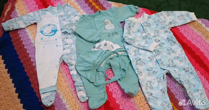 Детские вещи пакетом на мальчика 62 рр. 21 шт