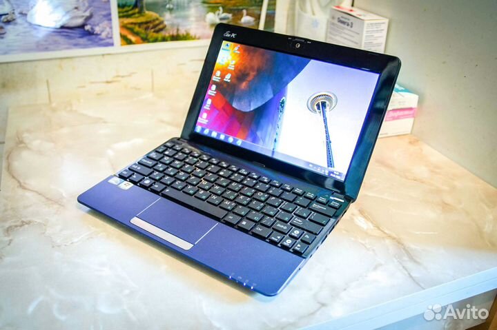 Новый яркий нетбук \ ультрабук asus + сумка