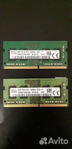 Оперативная память ddr4 4gb 3200 Мгц Hynix