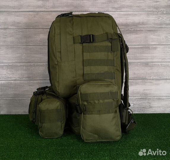 Рюкзак тактический с подсумками 50 литров
