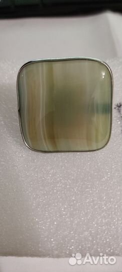 Кольцо с агатом