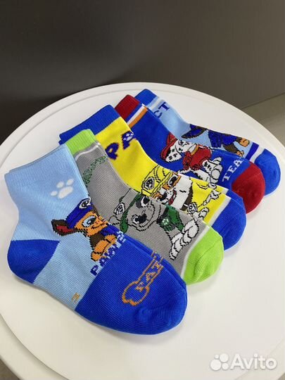 Щенячий Патруль комплект носков 6-8 лет