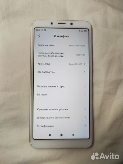 Xiaomi Redmi 6A, 2/16 ГБ