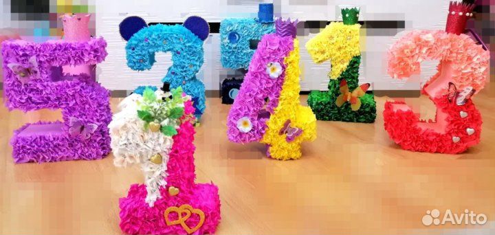 Объемные цифры