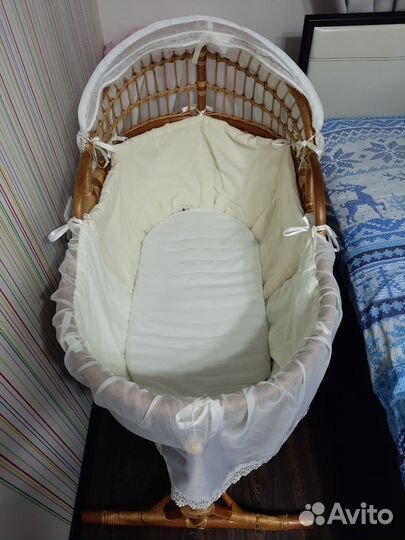 Кроватка-Люлька плетеная