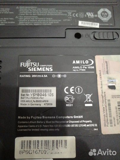 Fujitsu Ноутбук