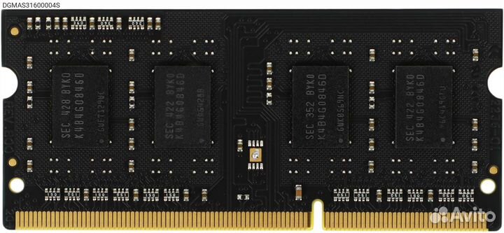 Dgmas31600004S, Модуль памяти Digma 4 гб sodimm DD