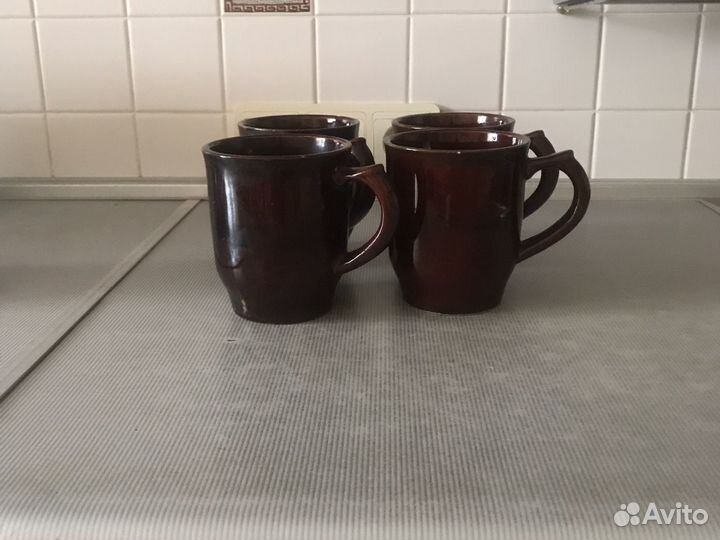 Кружка/ керамическая / коричневый цвет