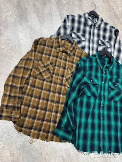 Рубашка в клетку Chrome Hearts(премиум качество)