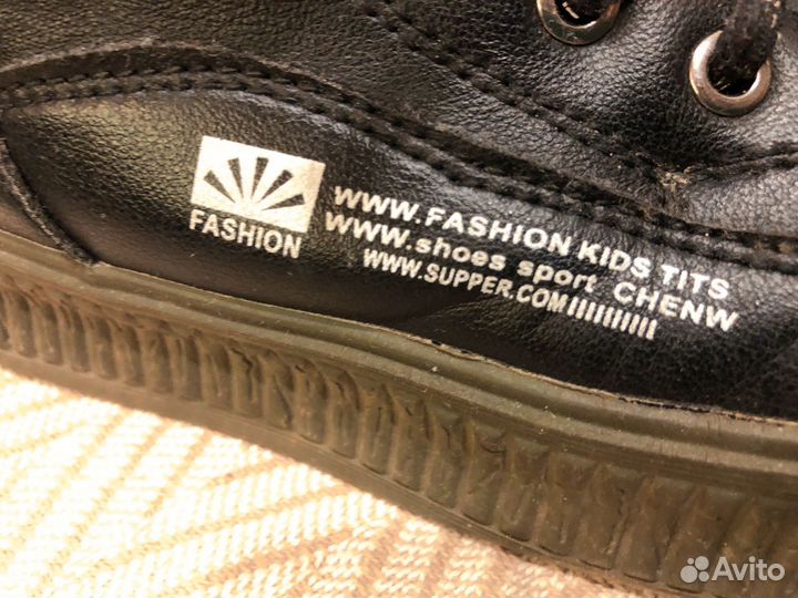 Кеды fashion зима размер 32