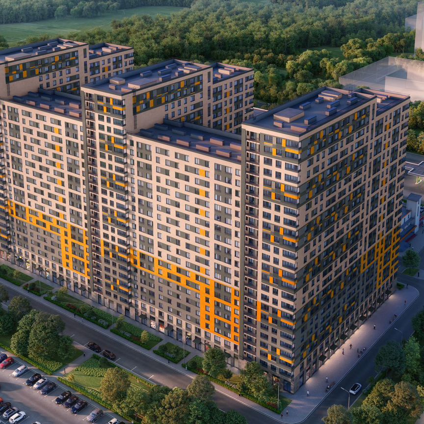 3-к. апартаменты, 61,4 м², 18/24 эт.