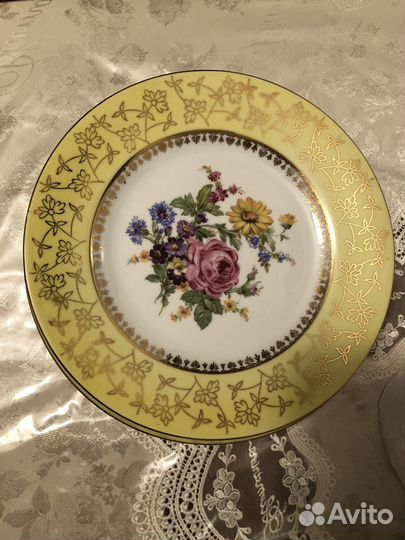 Тарелки cobalt чехия