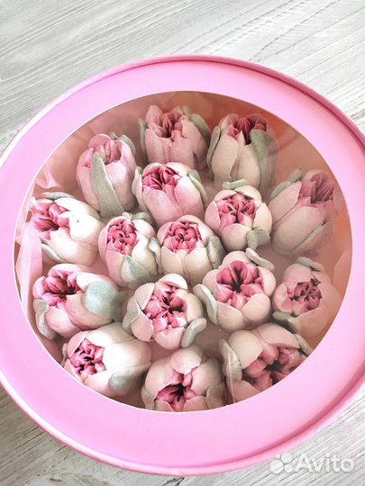 Цветы из зефира, букеты