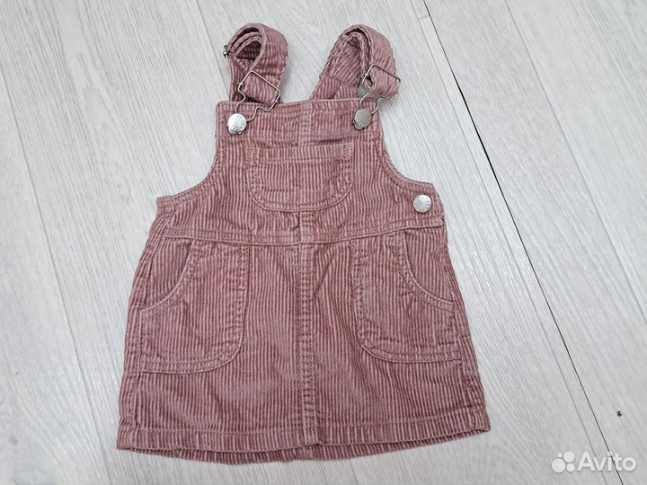 Сарафан велюровый 74 80 детский