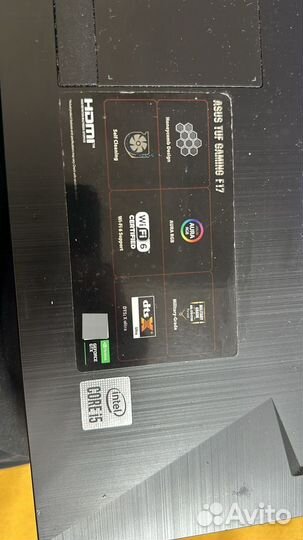 Игровой ноутбук asus tuf gaming f17