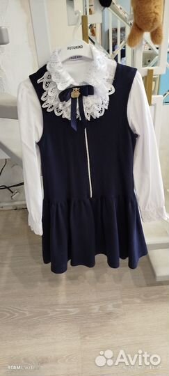 Школьная форма для девочки 128 134 синяя