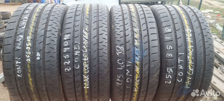 Continental MaxContact MC6 225/40 R18 и 255/35 R18