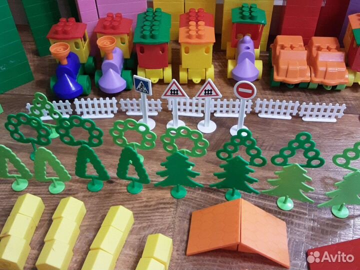 Конструктор Полесье огромный набор 600 деталей