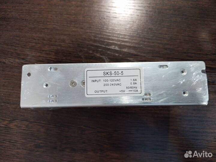 Импульсный блок питания 5В, 10А, 50Вт SKS-50