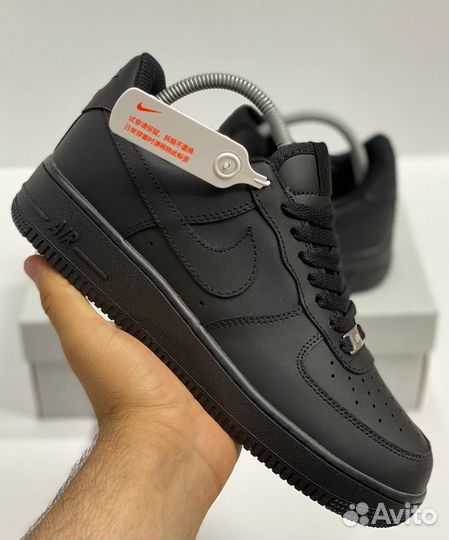 Кроссовки Nike Air force чёрные 4