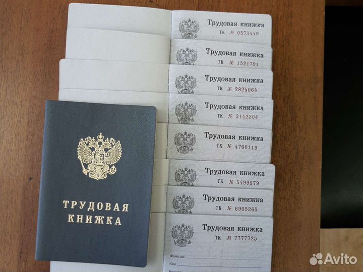 Трудовая книжка серия ТК