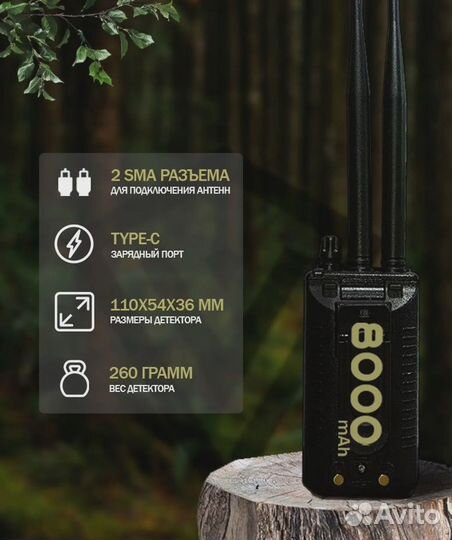 Детектор дронов бпла, обнаружитель дронов FPV, DJI