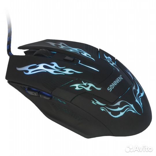 Мышь проводная игровая sonnen GM-77