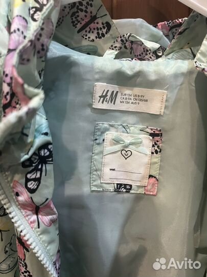 Курточка плащ для девочки 134