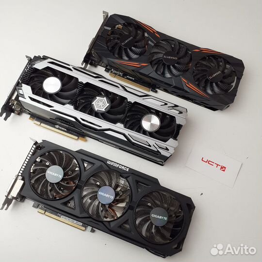 Видеокарты AMD и Nvidia (4GB, 6GB, 8GB, 12GB)