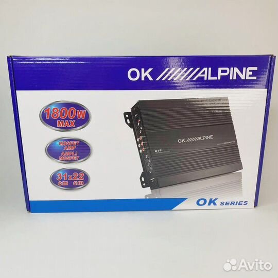 Усилитель Alpine 418 OK четырехканальный