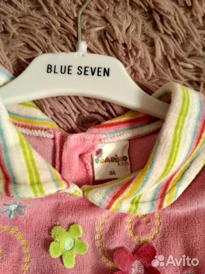 Велюровое платье для девочки