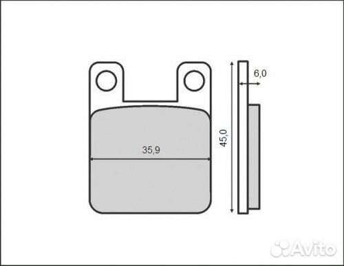 Тормозные колодки Brenta BR3015 (4 шт)