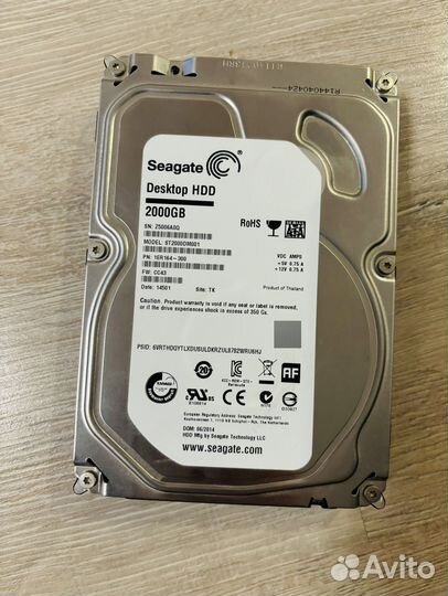 Hdd 2 tb 3.5