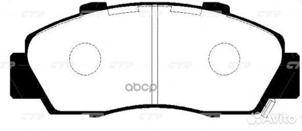 GK0438 колодки дисковые передние Honda Accord