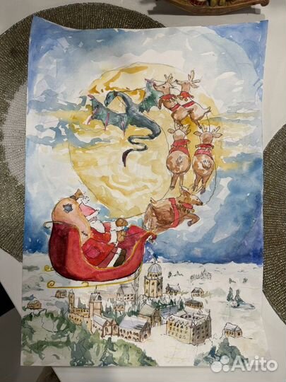 Уроки рисования для детей от 5 лет, няня