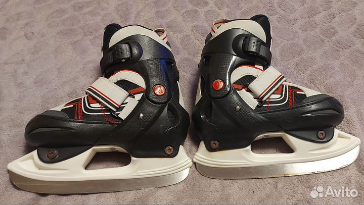 Коньки хоккейные детские раздвижные 32-35