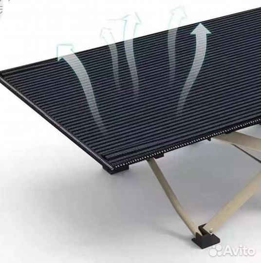 Раскладушка туристическая складная 2шт