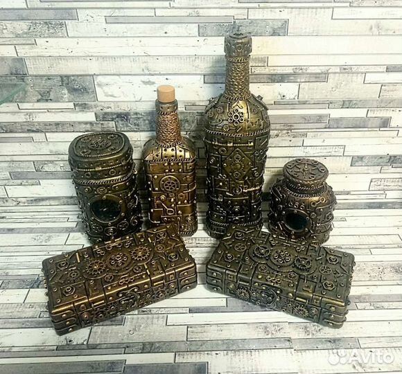 Бутылка стимпанк