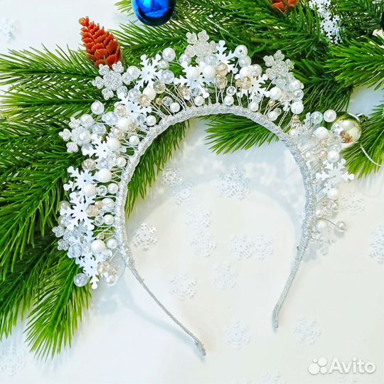 Новогодний ободок 