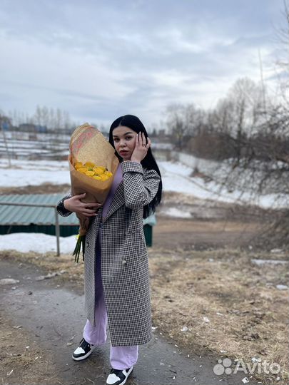 Пальто женское осень весна 40 42