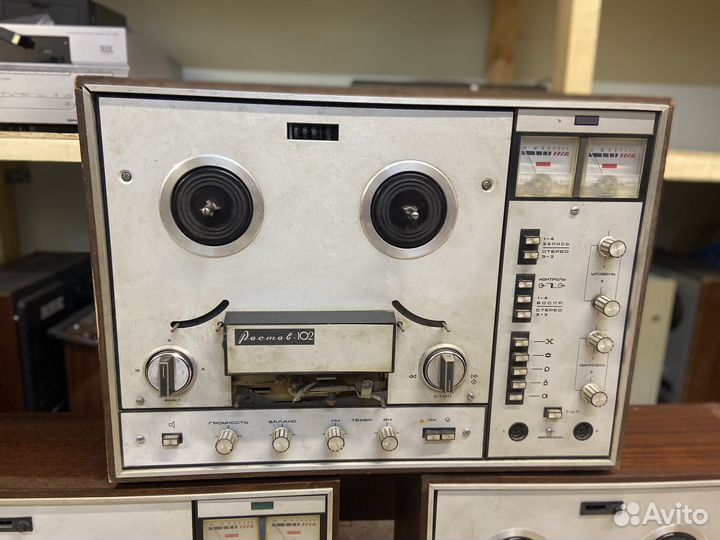 Катушечные магнитофоны ростов 102