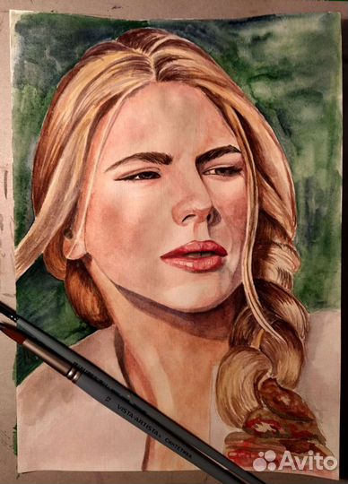 Портрет на заказ по фото (акварель)
