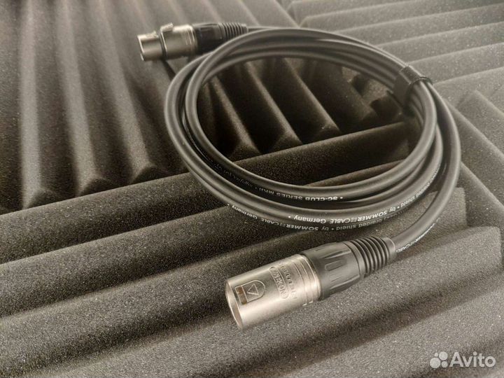 Xlr штекер на Xlr гнездо Sommer club mk II